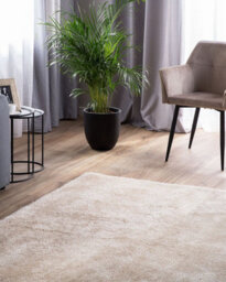 Beliani Shaggygy Rug Demre Beige 200 X 200 Cm - thumbnail 4