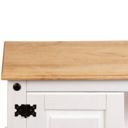Mews Corona White Tv Stand Flat Screen Entertainment Unit 2 Door - thumbnail 5