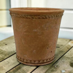 Four Candle Terracotta Tapered Cement Pot D17Cm X H16Cm - thumbnail 2