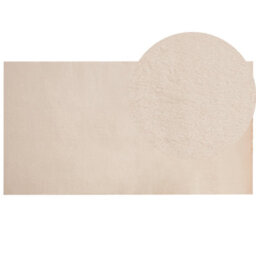 Beliani Faux Fur Rug Mirpur Beige 80 X 150 Cm - thumbnail 1