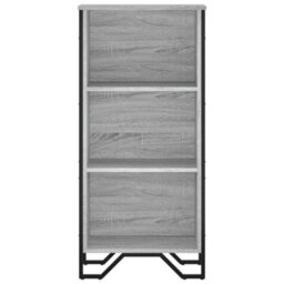 Berkfield Bookcase Grey Sonoma 50X31X106 Cm Engineered Wood - thumbnail 4