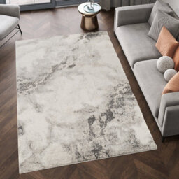 Essence Living Room Area Rug Oragnic Abstract Design Contemporary Hallway Runner Indoor Rug- Grey 160X230 - thumbnail 1