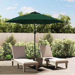 Walplus Led Cantilever Garden Parasol 3 M Green - thumbnail 1