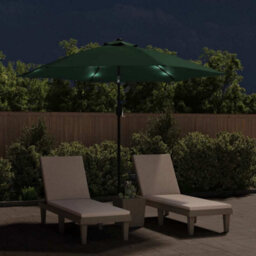 Walplus Led Cantilever Garden Parasol 3 M Green - thumbnail 3