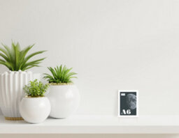 A6 White Picture Frame Fits A6 (10.5 X 14.8Cm - 4.1 X 5.8In) Poster, Photo, Artwork, Or Print. - thumbnail 4
