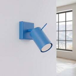 Sollux Lighting Ring Steel Light Blue 1 Lights Modern Wall Lamps - thumbnail 2