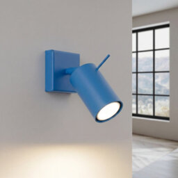 Sollux Lighting Ring Steel Light Blue 1 Lights Modern Wall Lamps - thumbnail 3