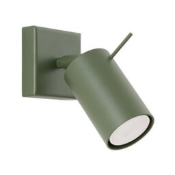 Luminosa Lighting Luminosa Ring Modern Single Wall Spotlight Olive Green - thumbnail 1