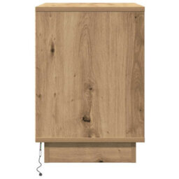 Berkfield Modern Bedside Cabinets With Led 2 Pcs Artisan Oak 50X34,5X50 Cm - thumbnail 6