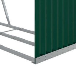 Walplus Log Holder Green 120X45X100 Cm Galvanised Steel - thumbnail 7