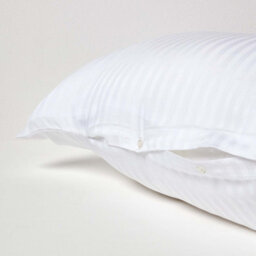 Homescapes White Egyptian Cotton Super Soft V Shaped Pillowcase 330 Tc - thumbnail 3