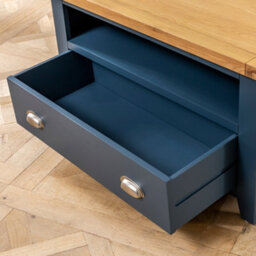 The Furniture Market Westbury Blue Painted Corner Tv Unit Up To 50 Tv Size - thumbnail 5