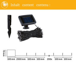 Paulmann 94875 Solar Fairy Lights Aurinka Ip44 3000K 200X6Lm Black - thumbnail 4