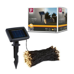 Paulmann 94875 Solar Fairy Lights Aurinka Ip44 3000K 200X6Lm Black - thumbnail 1