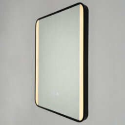 Litecraft Aiga Bathroom Mirror With Motion Sensor And Demist - Satin Brass - thumbnail 4
