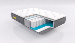 ELLE Decoration The Moonstone Natural Pocket Sprung, King Mattress, Luxury Wool Handcrafted, Pressure Relief Pillowtop, Temperture Controlled - thumbnail 9