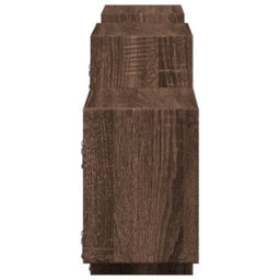 Berkfield Wall Shelf Brown Oak 129X18X42 Cm Engineered Wood - thumbnail 5