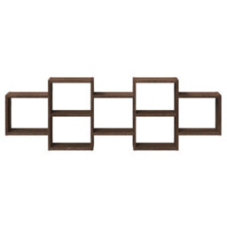 Berkfield Wall Shelf Brown Oak 129X18X42 Cm Engineered Wood - thumbnail 4