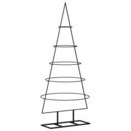 Berkfield Metal Christmas Tree For Decoration Black 125 Cm - thumbnail 5