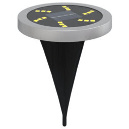 Walplus Solar Ground Lights With Ground Spikes Outdoor 12 Pcs Warm White - thumbnail 4