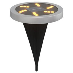 Walplus Solar Ground Lights With Ground Spikes Outdoor 12 Pcs Warm White - thumbnail 3