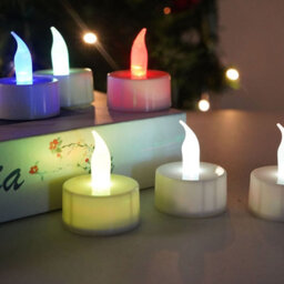 Candle Led Tealights Colour Changing 6Pc - thumbnail 4