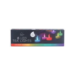 Candle Led Tealights Colour Changing 6Pc - thumbnail 5
