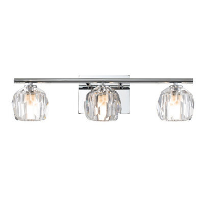 Luminosa Lighting Luminosa Quoizel Regalia Wall Lamp Polished Chrome, 3000K, Ip44 - image 1
