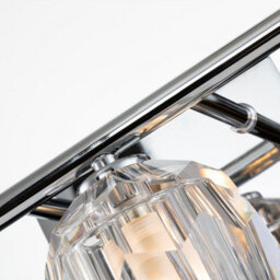 Luminosa Lighting Luminosa Quoizel Regalia Wall Lamp Polished Chrome, 3000K, Ip44 - thumbnail 4