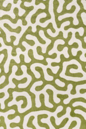 The Rugs Joli Green And White Abstract Doodle Rug Soft Dense Pile Easy To Clean And Pet Friendly For Living Rooms And Bedrooms - thumbnail 2