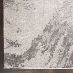 Brown Ivory Abstract Modern Easy To Clean Rug For Dining Room Bed Room And Living Room-119Cm X 180Cm - thumbnail 4