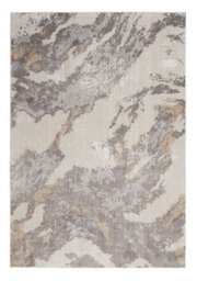 Brown Ivory Abstract Modern Easy To Clean Rug For Dining Room Bed Room And Living Room-119Cm X 180Cm - thumbnail 5