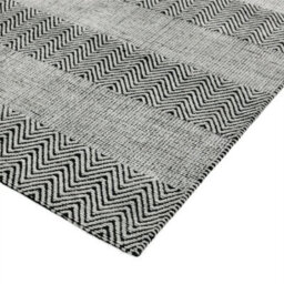 Grey Modern Geometric Graphics Handmade Easy To Clean Rug For Living Room And Bedroom-100Cm X 150Cm - thumbnail 3