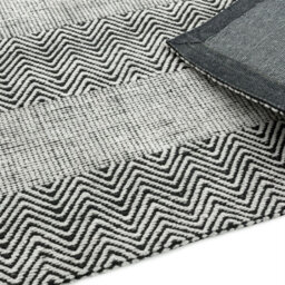 Grey Modern Geometric Graphics Handmade Easy To Clean Rug For Living Room And Bedroom-100Cm X 150Cm - thumbnail 4