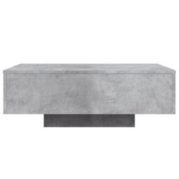 Berkfield Coffee Table With Led Lights Concrete Grey 85X55X31 Cm - thumbnail 7