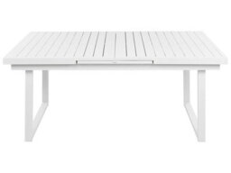 Beliani Garden Dining Set 6 Seater Valcanetto/busseto Metal Grey - thumbnail 6