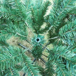 Shatchi 4Ft Green Alaskan Pine Christmas Tree With Metal Stand - thumbnail 3