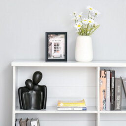 Wyld Haus Sorano Wood White 2-Tier Cube Bookcase 4-Compartment 118 X 29 X 76 Cm - thumbnail 8