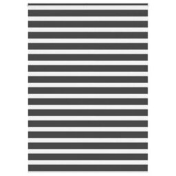 Berkfield Zebra Blind Black 160X200 Cm Fabric Width 155.9 Cm Polyester - thumbnail 1