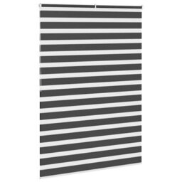Berkfield Zebra Blind Black 160X200 Cm Fabric Width 155.9 Cm Polyester - thumbnail 4