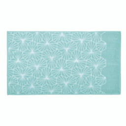 Allure Bath Fashions Geometric Design Jacquard Hand Towel - Duckegg - thumbnail 2