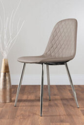 Furniturebox Seattle Scandi Inspired Glass And Black Metal Leg Square Dining Table & 4 Grey Pesaro Velvet Silver Leg Chairs - thumbnail 5