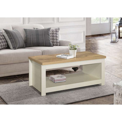 Birlea Highgate Coffee Table Cream & Oak - image 1