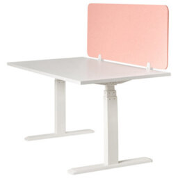 Beliani  Desk Screen Split Peach Pink - thumbnail 5