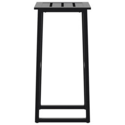 Walplus Bar Stools 2 Pcs Black 38X38X80 Cm Powder-Coated Steel - thumbnail 6