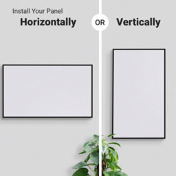 Mirrorstone Heating Mirrorstone Classic White Panel Fir Coated Aluminium 1200W Infrared Heating Panel - thumbnail 6