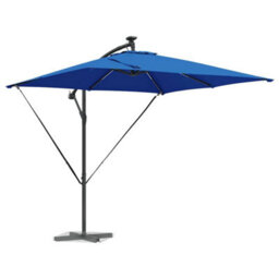 Berkfield Cantilever Banana Parasol Blue 249 X 249 X 250 Cm - thumbnail 3