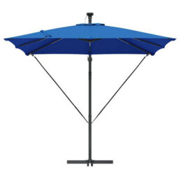 Berkfield Cantilever Banana Parasol Blue 249 X 249 X 250 Cm - thumbnail 5