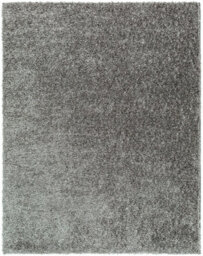 Livabliss Moda Shaggy-Solid Color Dark Grey Plush Soft Pile Living Bedroom Rug 200 X 275 Cm Easy Care, Non Shedding - thumbnail 1