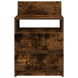 Walplus Bedside Cabinets 2 Pcs With 2 Drawers Smoked Oak 40X33X60 Cm - thumbnail 4
